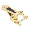 Guitar Tailpiece Tremolo Bridge Replacement with Hand Crank Stringed Instrument AccessoriesGold