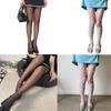 Women Bottoming Stocking Heart Love Flocking Silk Sexy Sheer Pantyhose Tights