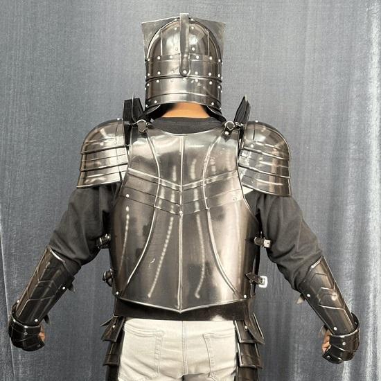 Moria Dwarven Battle  Crusader Knight Suit Full-Body Wearable Combat  for , Reenactments, and Cosplay