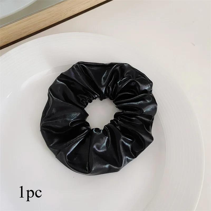 

Стиль Y2K Серебристый Металлический Средний Резинки для Волос Простые Эластичные Резинки для Волос для Женщин Девушек Модные Аксессуары для Волос Повседневный Головной Убор чёрный