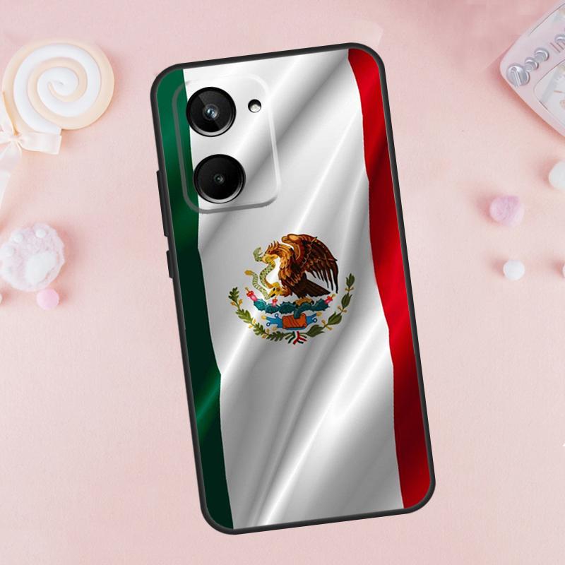 Mexico Mexican Flag For Realme C67 C55 C53 C51 C35 C33 C31 C30 C25s C21Y GT Neo5 GT5 9 10 11 12 Pro Plus Case