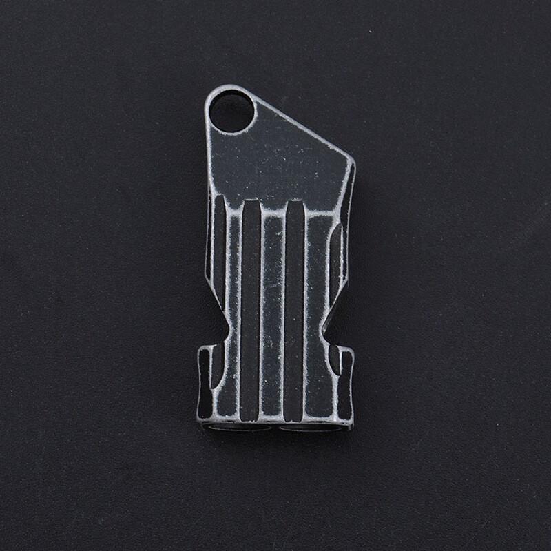 NuFeng Outdoor Dual-Hole Aluminum Alloy Whistle