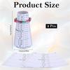 Acest curea de bază pentru brățară versatilă se potrivește încheieturilor de 5–9 inci (12,7–22,8 cm). Fabricat din plastic, este perfect pentru crearea bijuteriilor