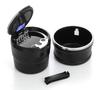 Car Ashtray with Automatic LED Lighting One Push Drink Holder