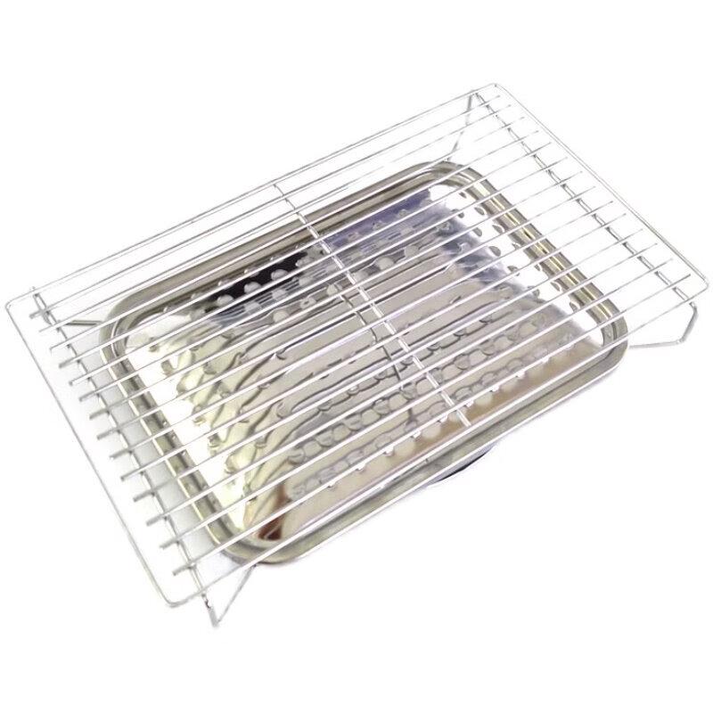 Yipan Edelstahl BBQ-Grill mit Werkzeugsatz