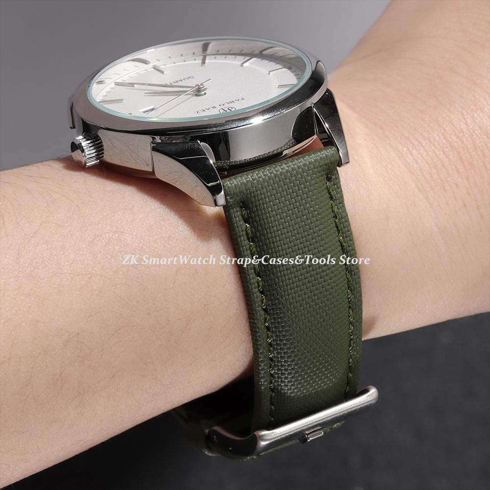 20mm 22mm Sailcloth Straps for Omega for Blancpain for Seiko Divers Watches Men Women Quick Release Waterproof Watch Band