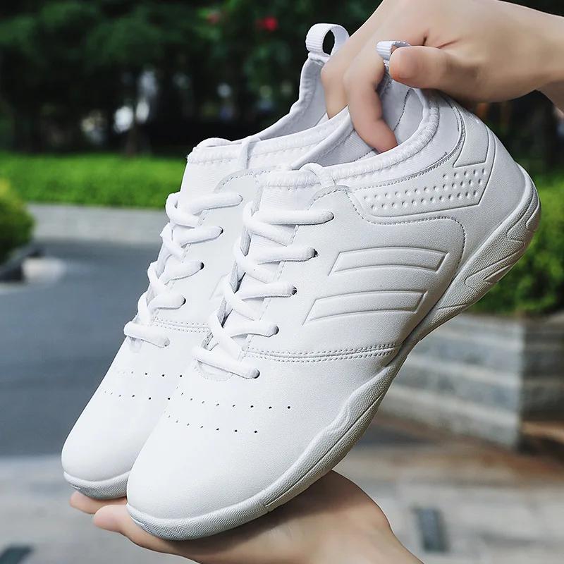 Lightweight white soft athletics Dance Shoes women Comfortable Gym Aerobics Sneakers Girls Ladies Training Cheerleading shoes