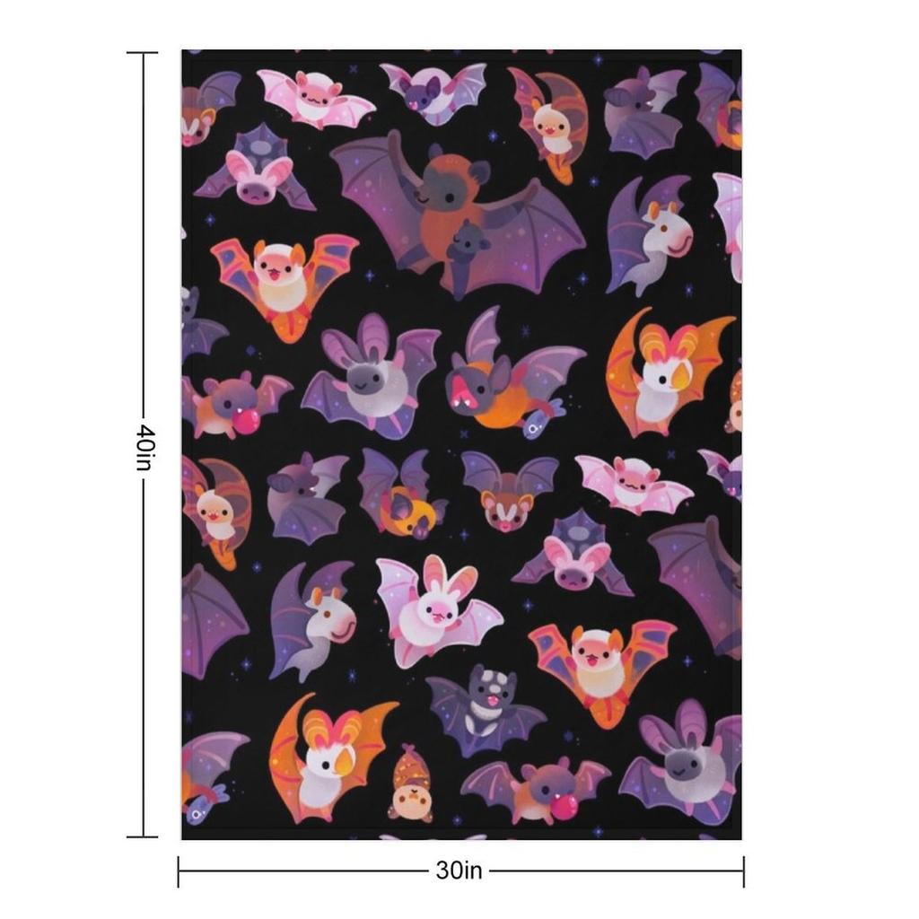 Bat Throw Blanket Blankets Sofas Of Decoration Nap Thins Decorative Blankets