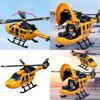 Rescue Helicopter Toy With Inertial Blades For Kids Pretend Play And Gift Use
