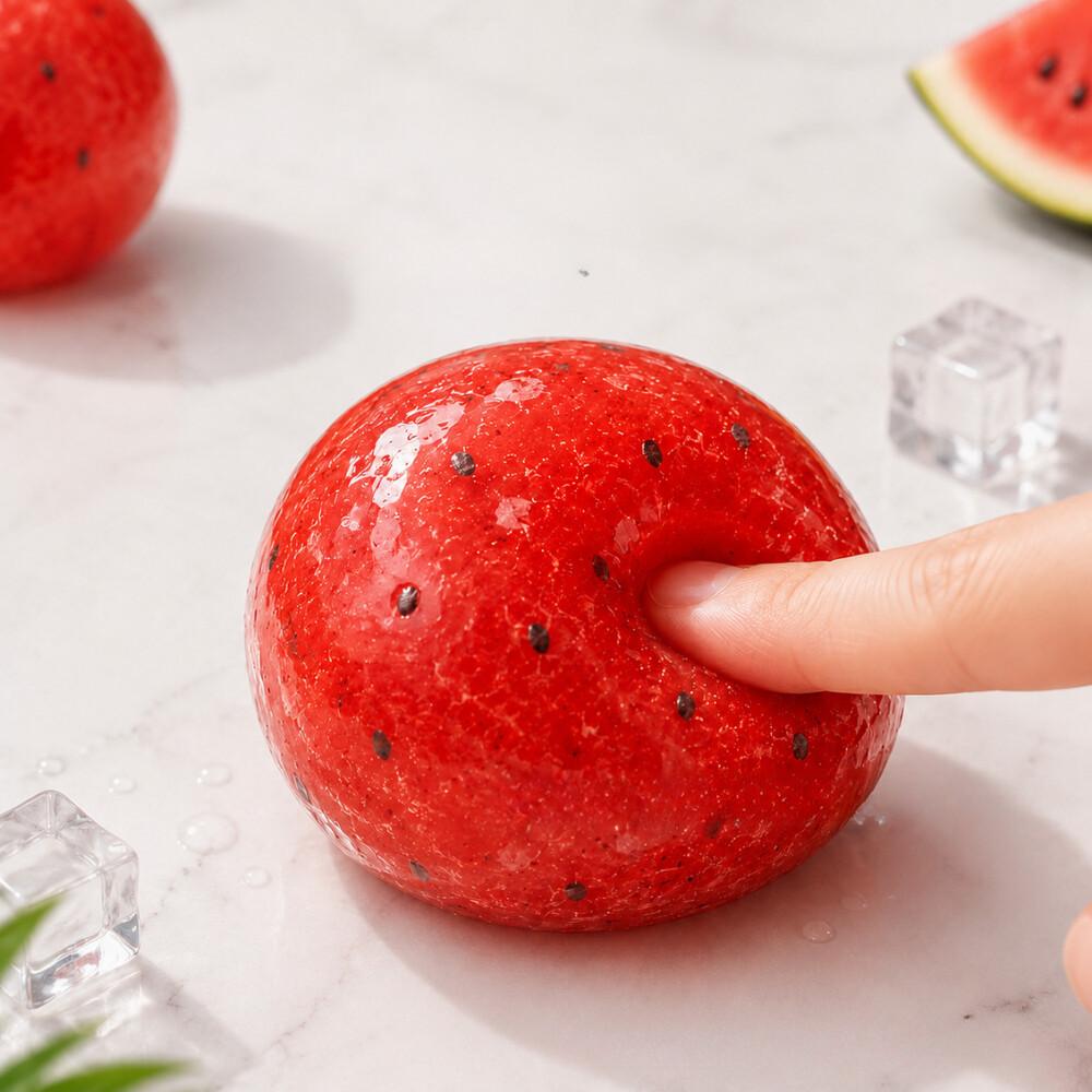 NIEUW Handgemaakt Watermeloen kiwi fruit Slushy Squishy Speelgoed Zacht Stressverlichtend Knijpspeelgoed Realistisch Fruit Simulatiemodel Cadeau