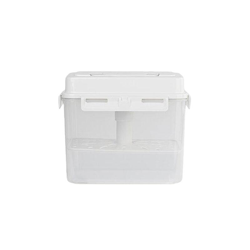 

5L Transparent Pickle Jar with Press Plate Seal Leakproof Kitchen Organizer Bins for Gherkin Sauerkraut Olive Ferment Container