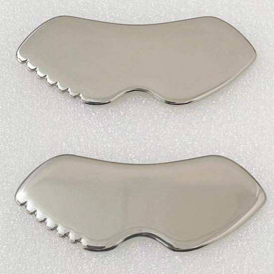 Gua Sha Tool Stainless Steel Gua Scraping Board for Face Body Myofascial Massage Board Rust-Proof Skin Tightening Tool for Family Friends