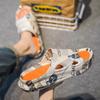 New Men Slippers Print Men Slides Male Summer Shoes Thick Sole Comfortable Home Outdoor Stylish Shoes