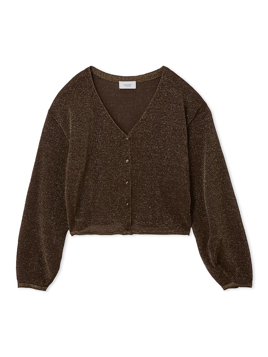 

Кардиган Emi Sheer Lame 13WND252016, женский, коричневый,