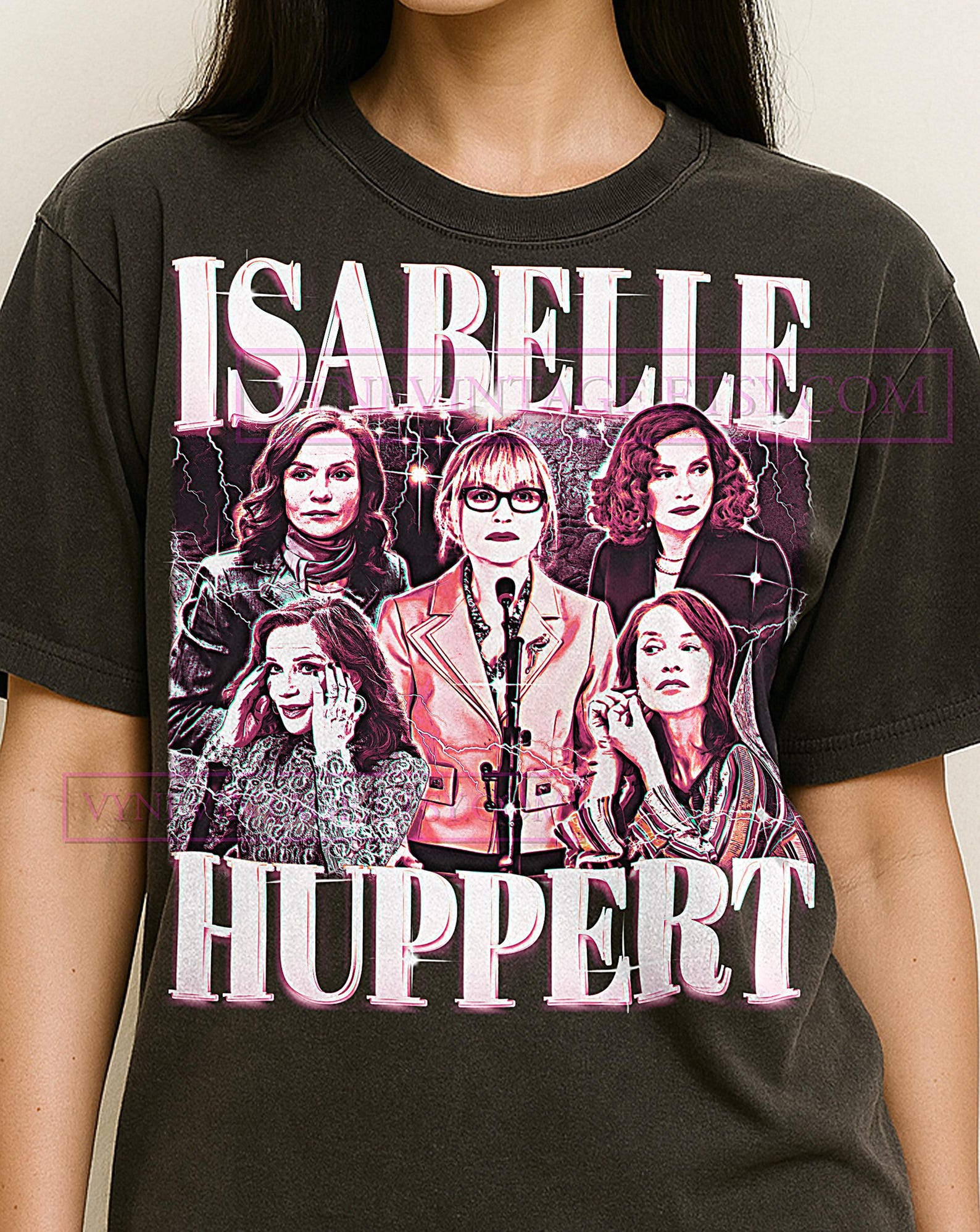 Isabelle Huppert Shirt, Isabelle Huppert 90s Vintage Retro Bootleg Shirt, Award Winning Actress Tee, Film Aesthetic Shirt S
