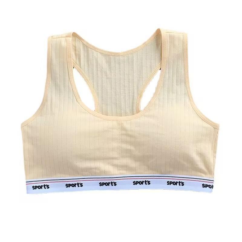 Teenageer Girls Sports Bra Gym Cotton Underwear Training Vest Your Crop Top 8-14 Years