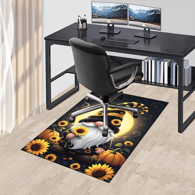 1PC Gnome Sunflower Extra Large Non-Slip Floor carpet, Office, family, bedroom, Studio - Large Area Rug Indoor Rugs, Vibrant Colors-A224
