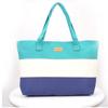 Chic Women Canvas Stripe Handbag With Premium Quality For Summer Essentials