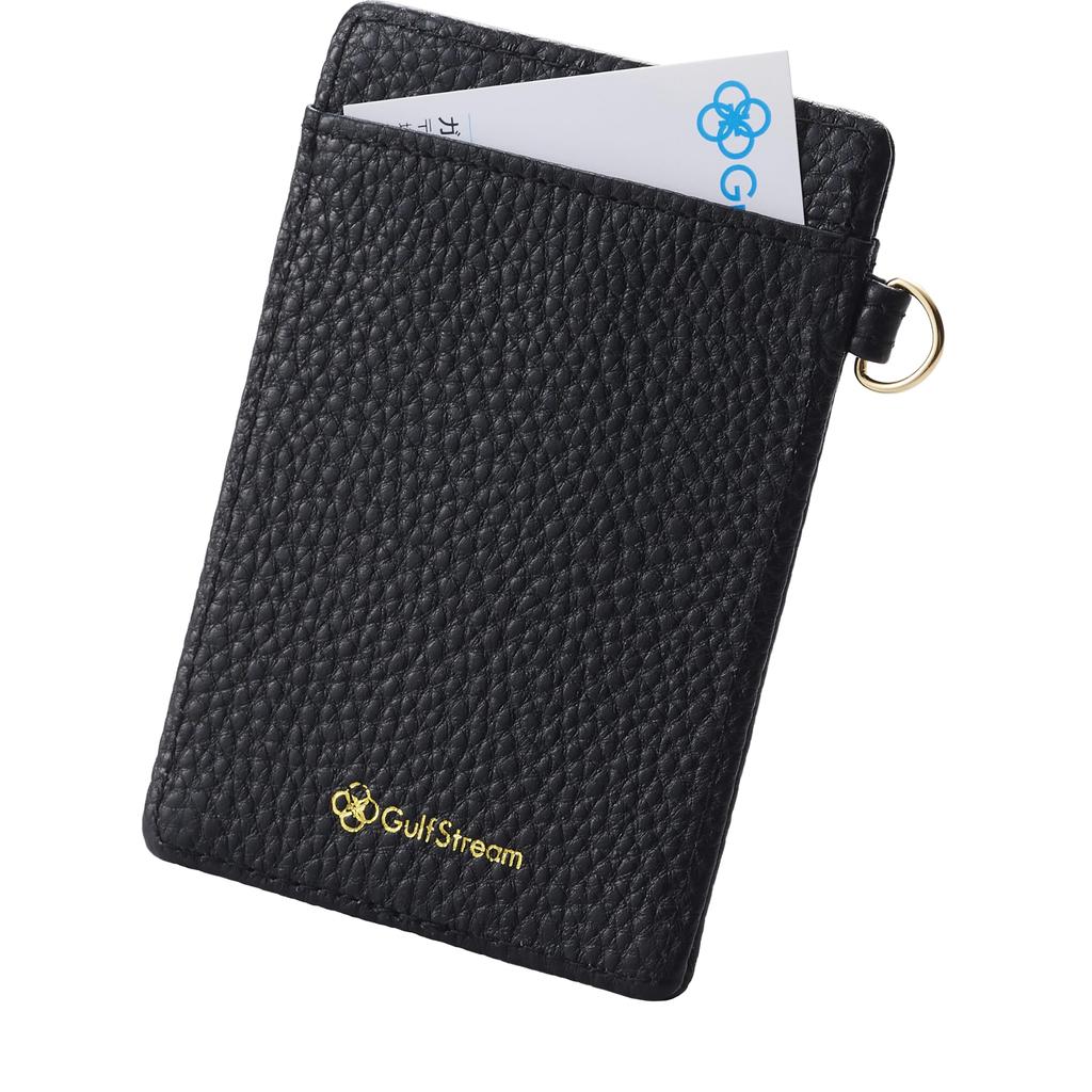 Gulfstream's Soft, Genuine Leather Pass Case with a Colorful Finish. Smartly Store Your IC Card, Credit Card, and Business Cards. [Soft Genuine