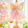 Pet Princess Dress Wedding Dress Dog Cat Clothing Supplies Corgi Teddy Butterfly Fairy Transparent