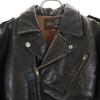 Million DOG 60er 70er vintage Doppel-Rider Jacke schwarze Lederjacke Herren Gebraucht