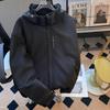 Men's Winter Cotton Parka: Three-in-One Detachable Fleece Jacket