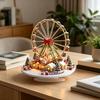 Ferris Wheel Ornament Base 3D Christmas Tree with Built-in Stable Effect Acrylic Decoration