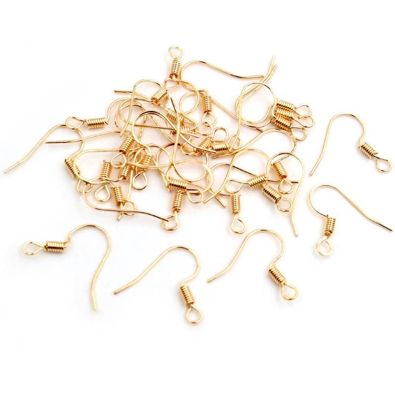 20x17mm 100pcs/lot DIY Earring Findings Earrings Clasps Hooks Fittings DIY Jewelry Making Accessories Iron Hook Earwire Jewelry