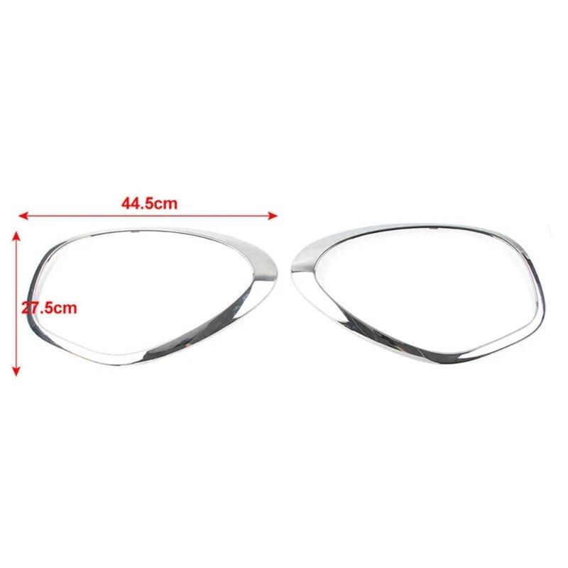 Chrome Headlight Trim Ring Bezel 51139801573 51139801574 for BMW MINI R60 R61 2011-2016 Headlight Electroplating Trim Strip