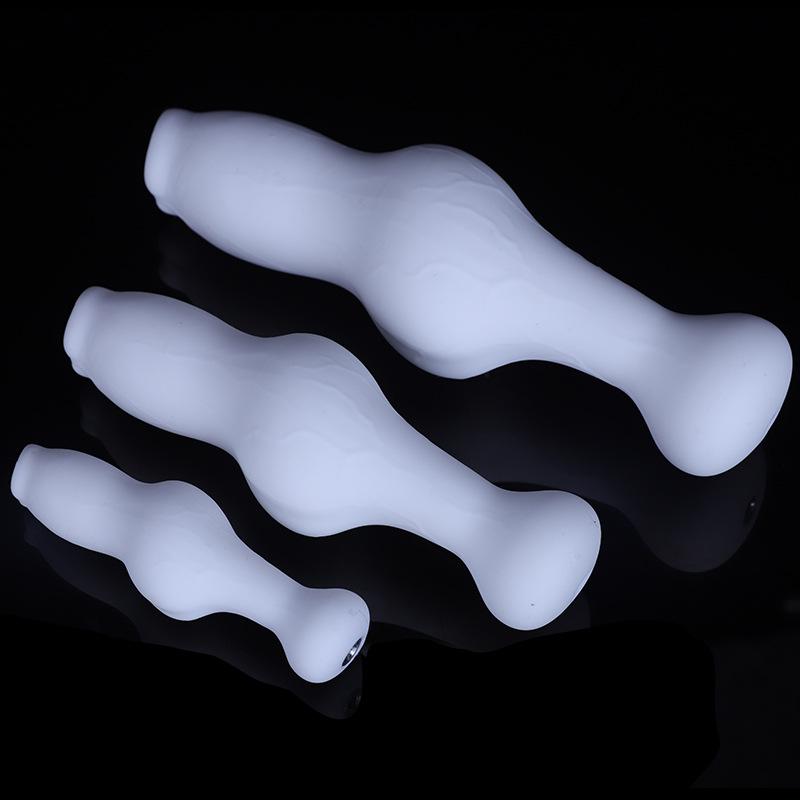 Soft Silicone Animal-Inspired Tail with Real Hair for Erotic Cosplay and Adult Play