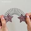 Rhinestone Star Hair Comb for Women, Invisible Hair Comb for Back of Head, Dance Hairpin Comb