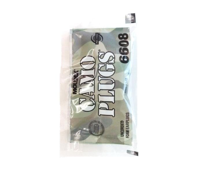 MOLDEX CAMO Camo Plugs Authentic Case Earplugs, 50-Pair Pack, [MOLDEX Set]