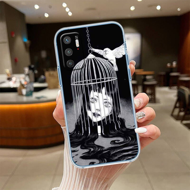 Junji Ito Tomie Phone Case for Motorola G14 G15 G24 G30 G31 G32 G34 G41 G42 G51 G52 G50 G60S G60 G62 G72 G71 G73 G84 G85 G200 E32