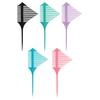 Color Double-Sided Highlights Comb Hairdressing Styling Hair Dye Comb Tip-Tail Parted Triangular Brush Dense Teeth Hair Supplies