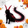 Seasonal Creature Style Costume Outfit, Companion Animal Wear with Soft Fabric, Headpiece and Clean Profile Form