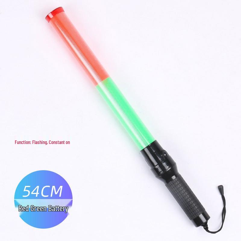 Rechargeable LED Traffic Baton with Emergency Whistle and Flashing Strobe