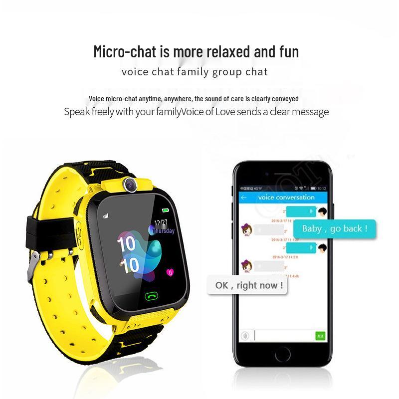 Multilingual Children's Smartwatch Q12 - Fifth Generation with Photo, Positioning, and SIM Card Features