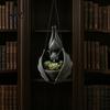 Novelty Gift for Gothic Enthusiasts Bat Shaped Hanging Planter, Plant Pot Indoor Outdoor Garden Mysterious Atmosphere Display Wall Decor, Unique Wing
