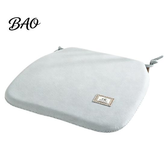 Warm Seat Pad for Household Chairs Memory Foam Chair Cushion, Thickened Dining with Straps, Soft Cushion Daily Use Non-Slip Backing, Washable