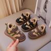 Baby Boys' Shoes Winter Fleece-Lined Soft-Sole, 0-1 Year Old Toddler Walking Shoes, Girls' Fleece Boots, Anti-Slip Infant Anti-Kick Shoes.