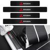 4Pcs Car Door Carbon Fiber Sill Scuff Plate Decoration Sticker For Mitsubishi Space Star Lancer 9 Outlander Xl Eclipse Cross Asx