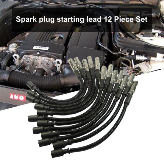 

Практичный кабель зажигания, коррозионностойкий пластик, надежный чёрный