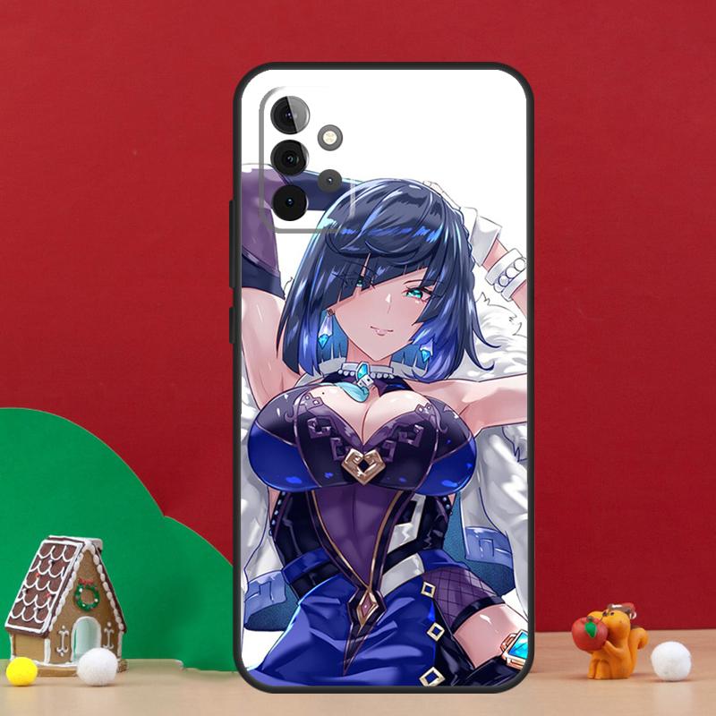 Genshin Impact Yelan Case For Samsung Galaxy A55 A52 A32 A12 A33 A06 A16 A26 A36 A56 A15 A53 A13 A34 A54 A14 A17