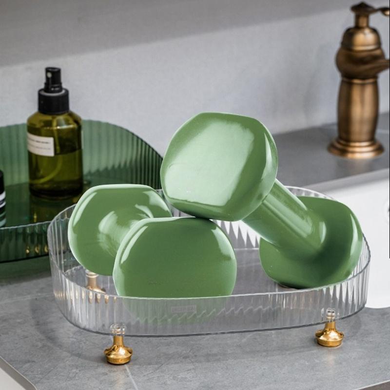 Desktop Storage Box Organizer For Lipstick Skincare Makeup Jewelry Compartmentalized Cosmetic Storage Tray Holder