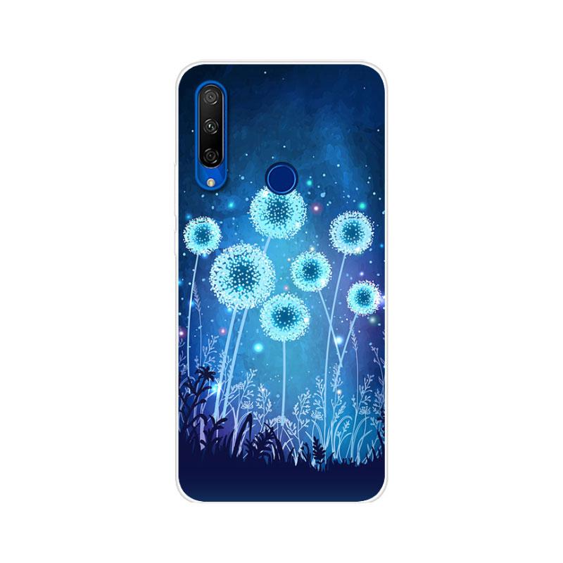 

Phone Case For Honor 9X STK-LX1 Cover Silicone Soft TPU Flower fundas For Huawei Honor 9X Premium 9 X Lite Pro Bumper Shield -Honor 9X (China)