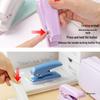 Compact 40-Sheet Loose Leaf Paper Puncher - DIY Round Hole Stationery Tool