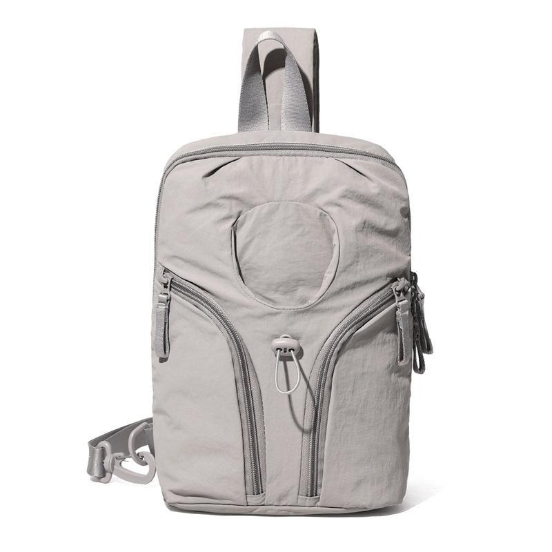 Multifunkční náprsní taška Pánská taška přes rameno Dámská velkokapacitní sportovní crossbody taška s držákem na vodu