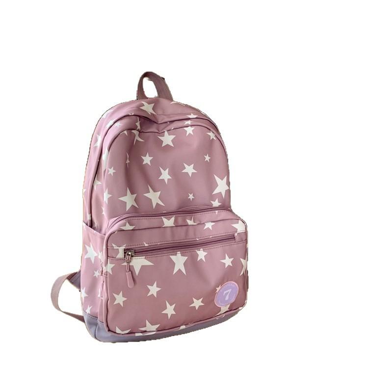 Zaino stile ins giapponese di nicchia stile college zaino a stelle zaino per studentessa versione coreana zaino di grande capacità zaino semplice stile Mori