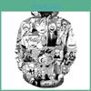 My Hero Academia 3D-Druck Unisex Kapuzenpullover Shirt Stilvoller Pullover für Männer und Frauen