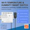 DC 7-32V  Tuya Smart WiFi 4 Channel Relay With Temperature Humidity Sensor Passive Dry Contact Switch Alexa Alice Compatible